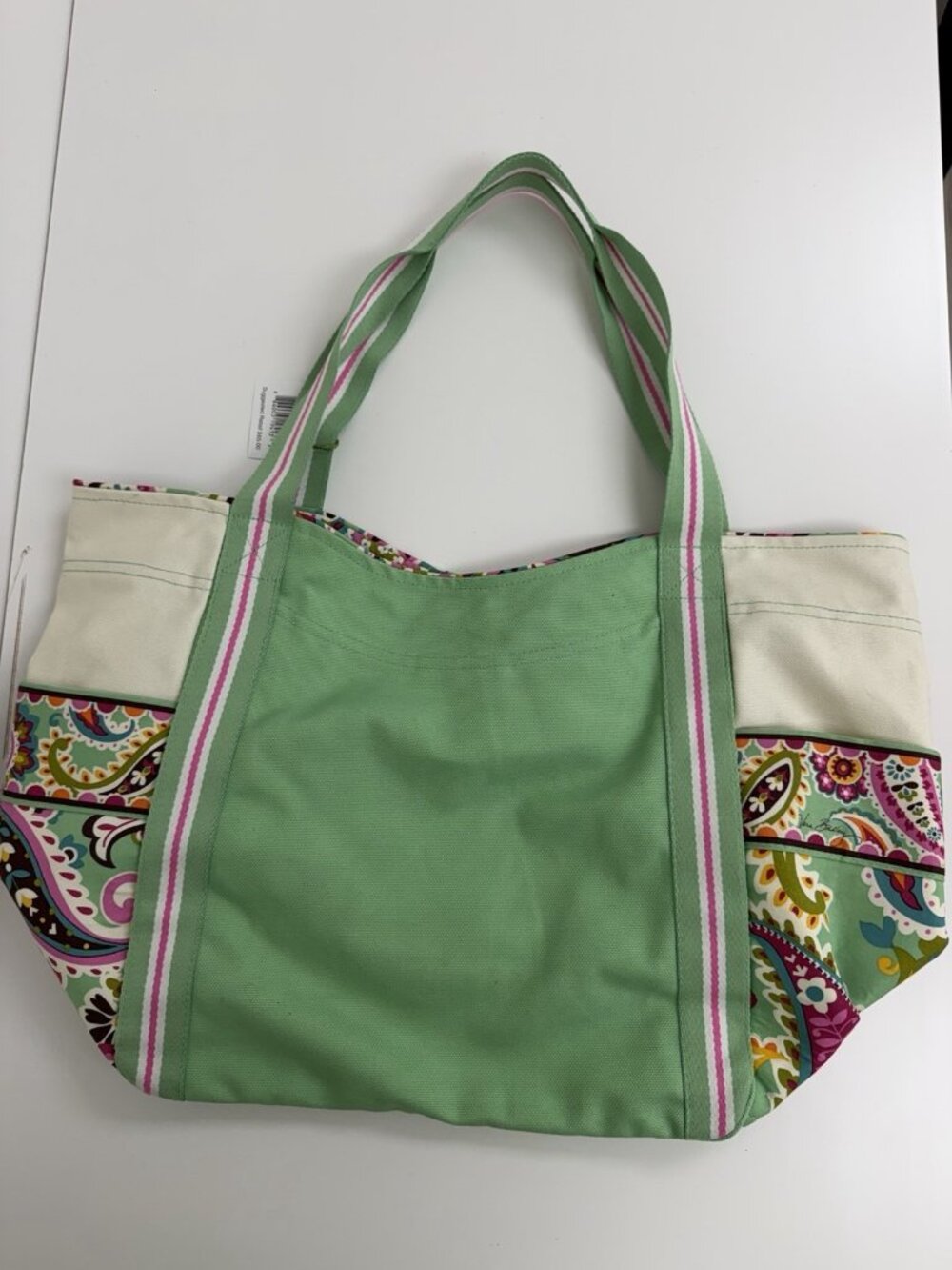 Vera Bradley Tutti Frutti Large Canvas Tote Bag NWT - Picture 12 of 14